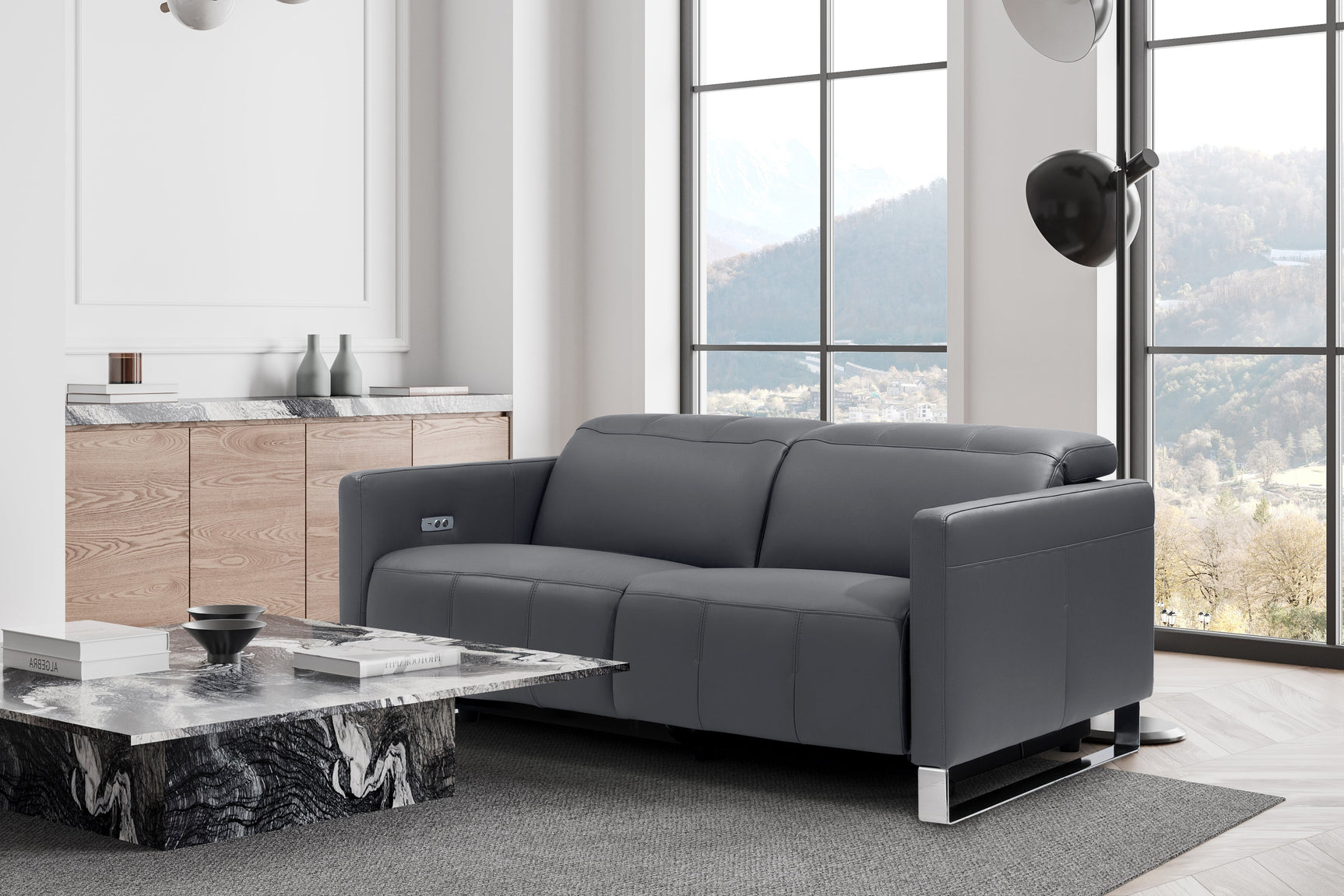 Isla Leather Recliner Sofa