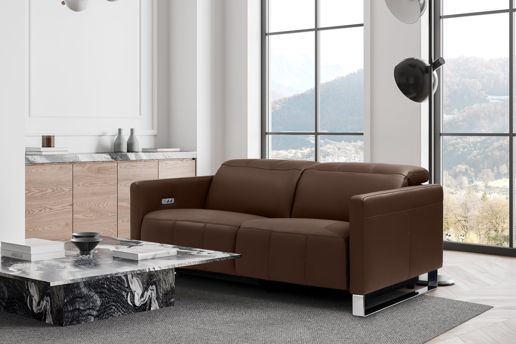 Isla Leather Recliner Sofa