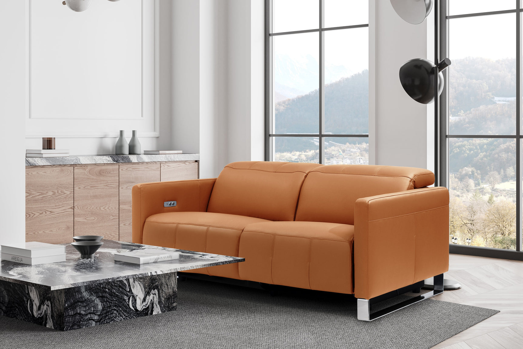 Isla Leather Recliner Sofa