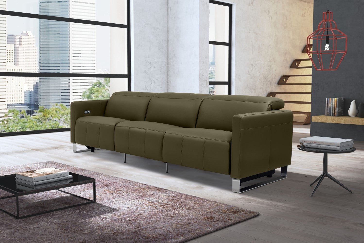 Isla Leather Recliner Sofa