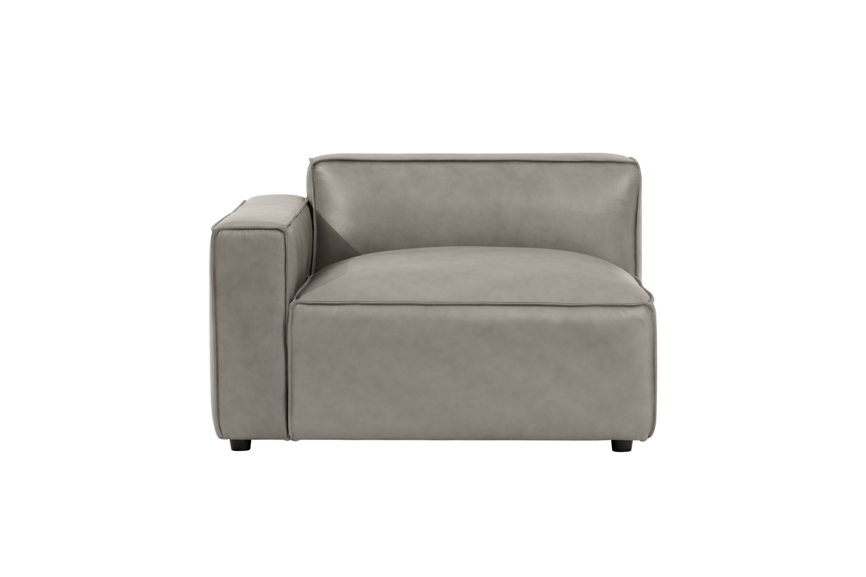 Module de canapé Nathan en cuir avec accoudoir gauche