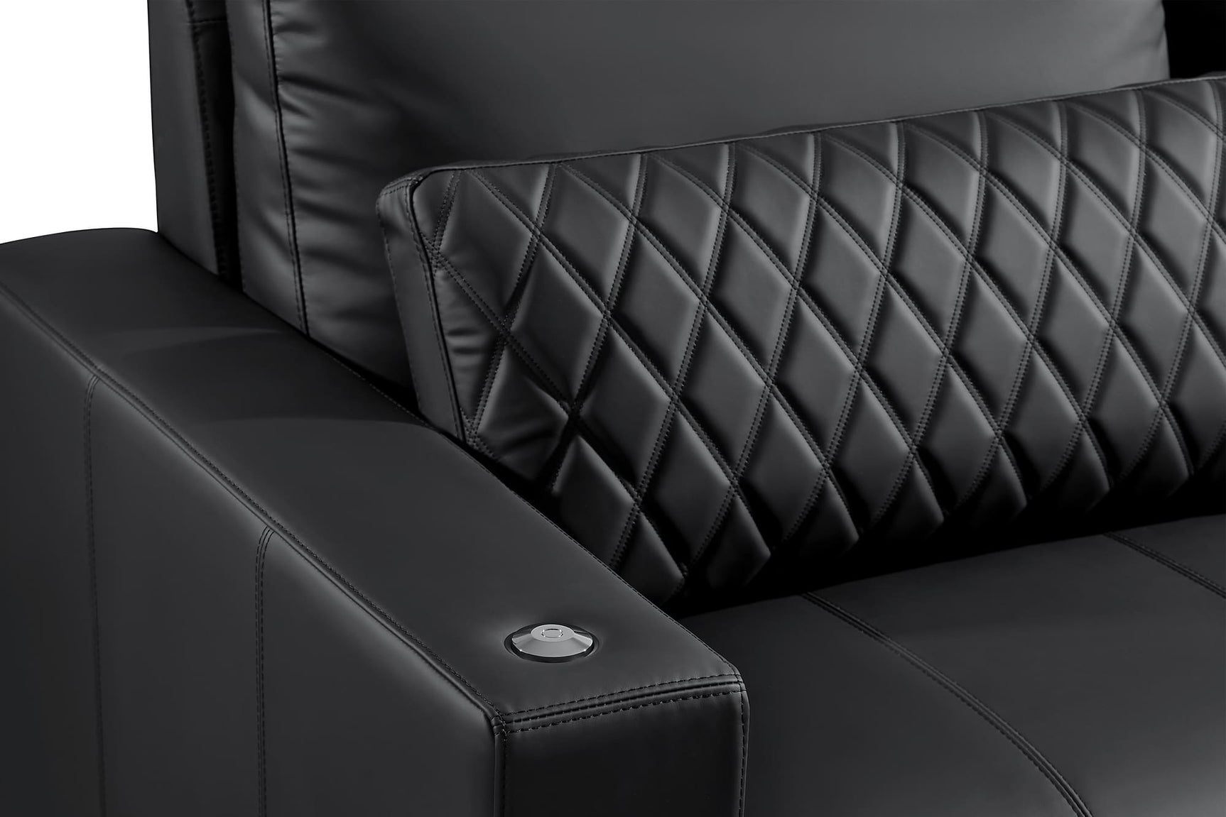 Canapé d'angle en cuir Pisa Ultimate