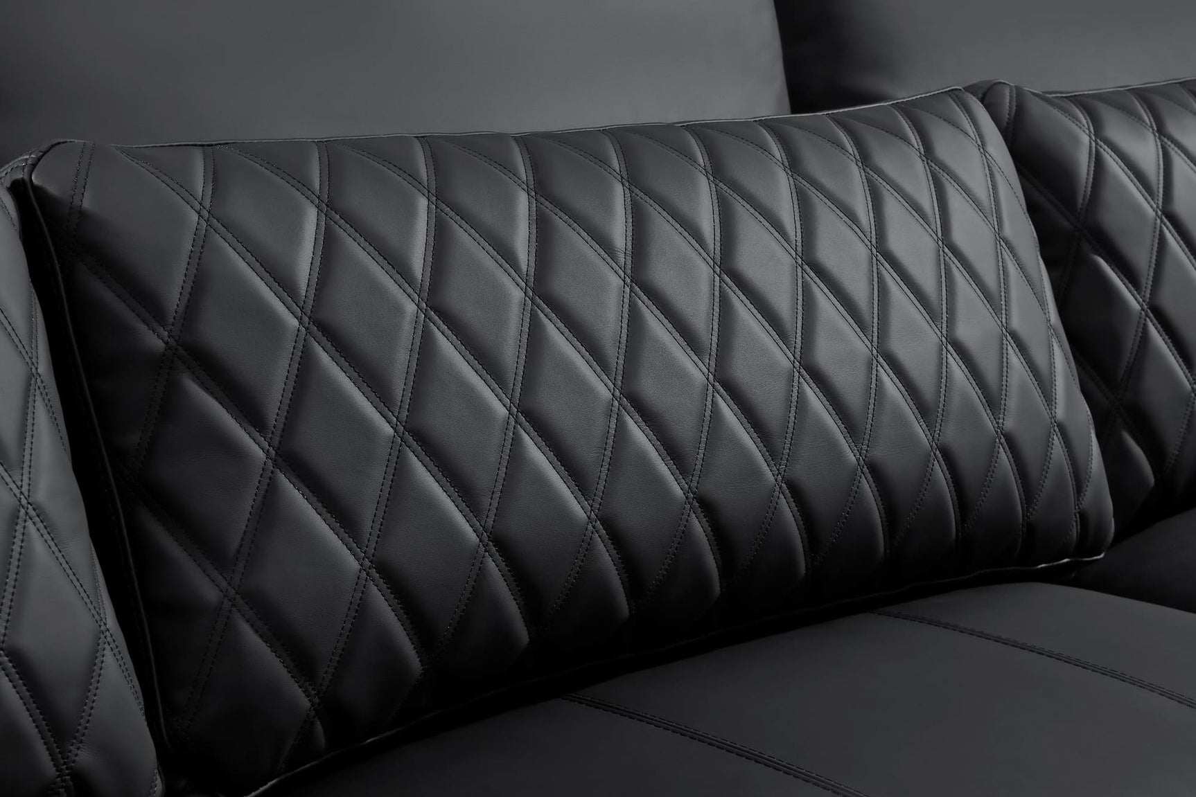 Canapé d'angle en cuir Pisa Ultimate