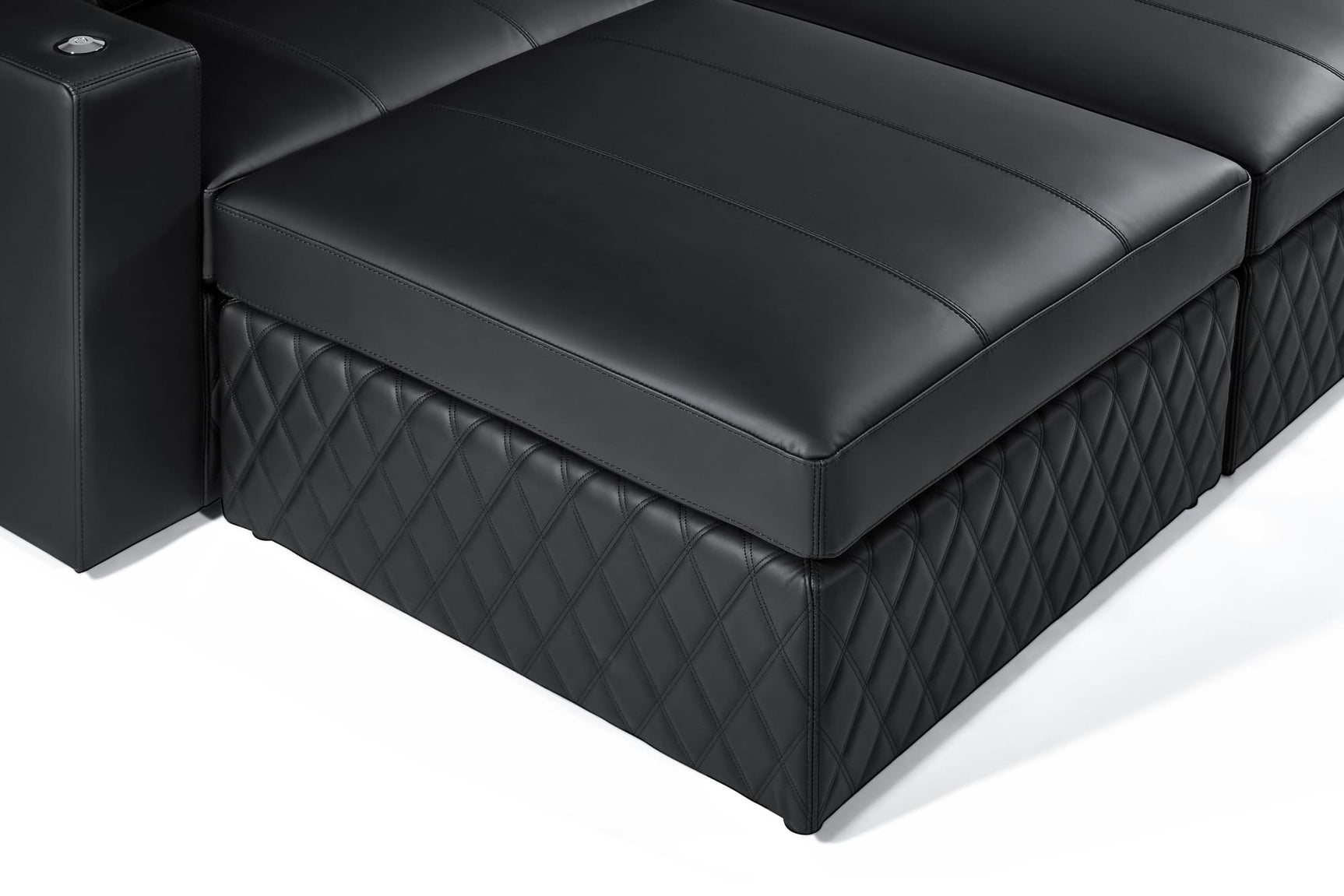 Canapé d'angle en cuir Pisa Ultimate