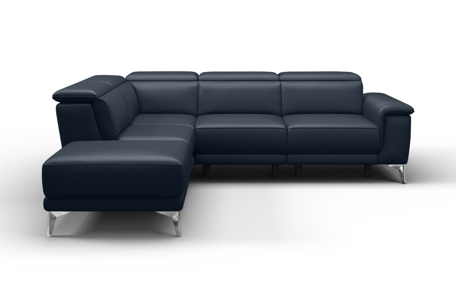 Pista Leather Reclining Sectional Sofa
