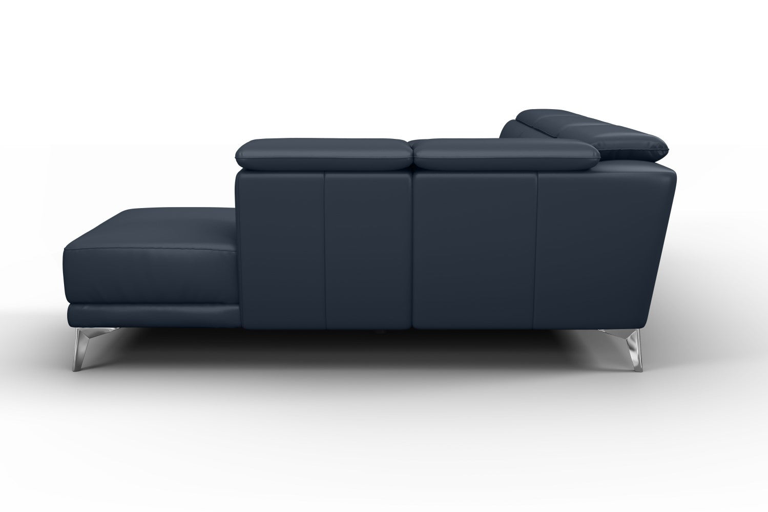 Pista Leather Reclining Sectional Sofa