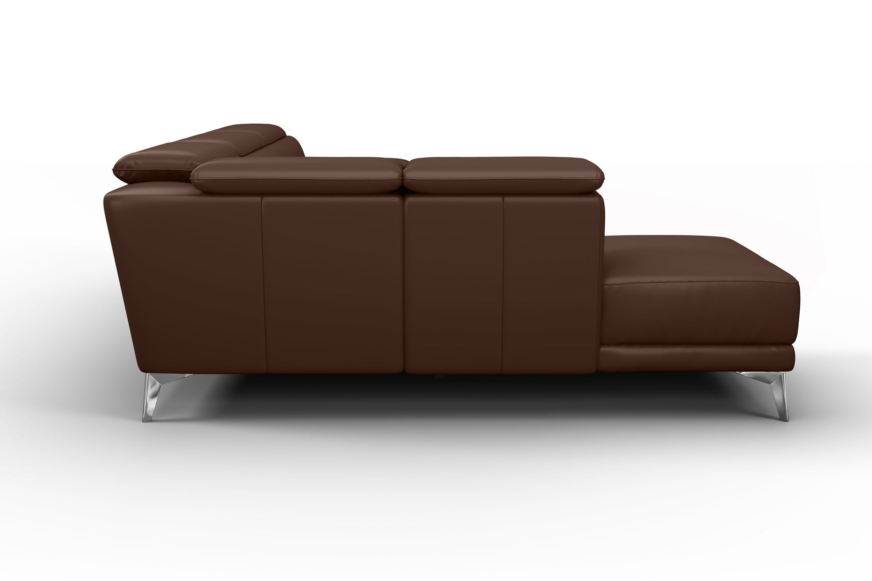 Pista Leather Reclining Sectional Sofa