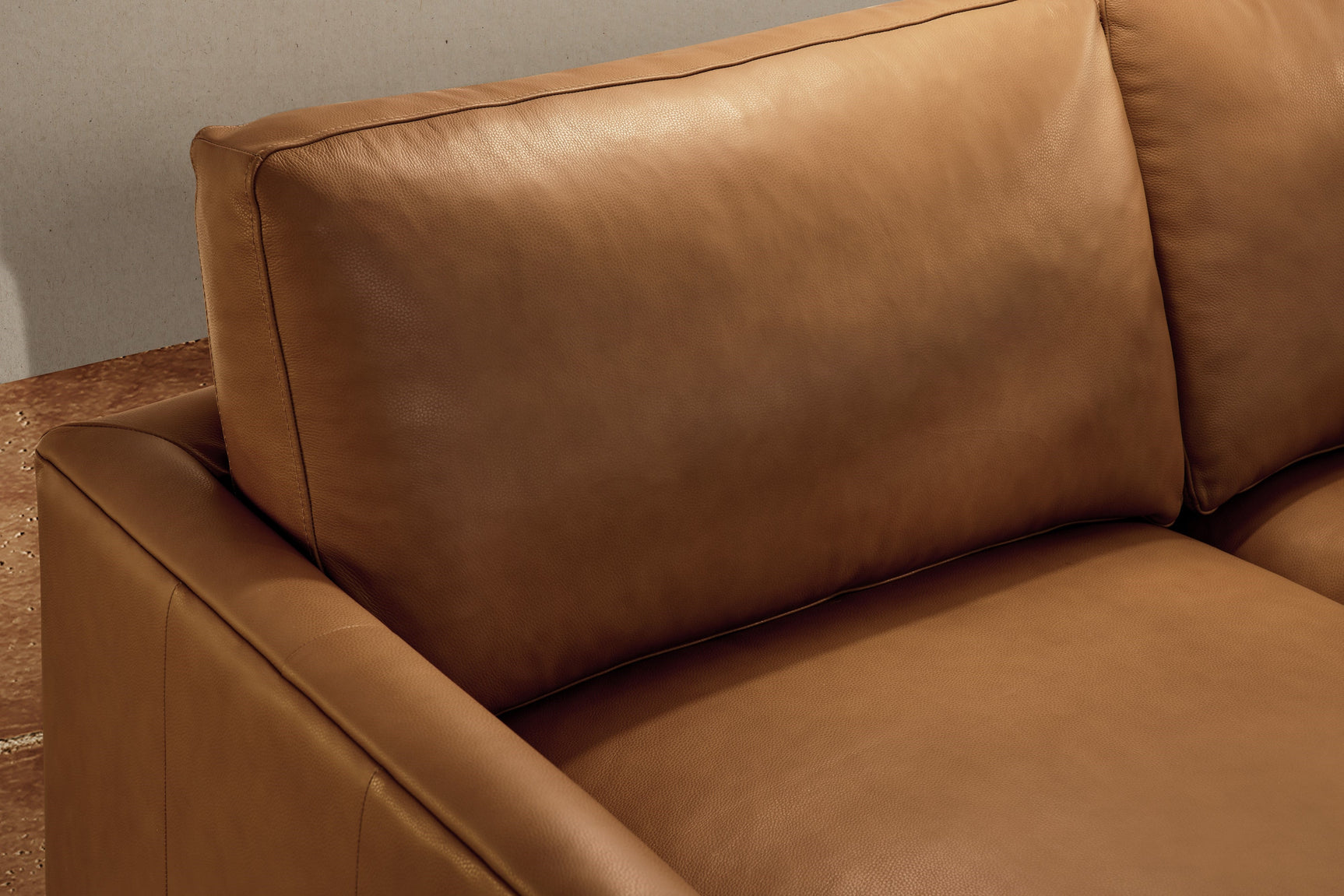 Serena Leather Sectional Sofa