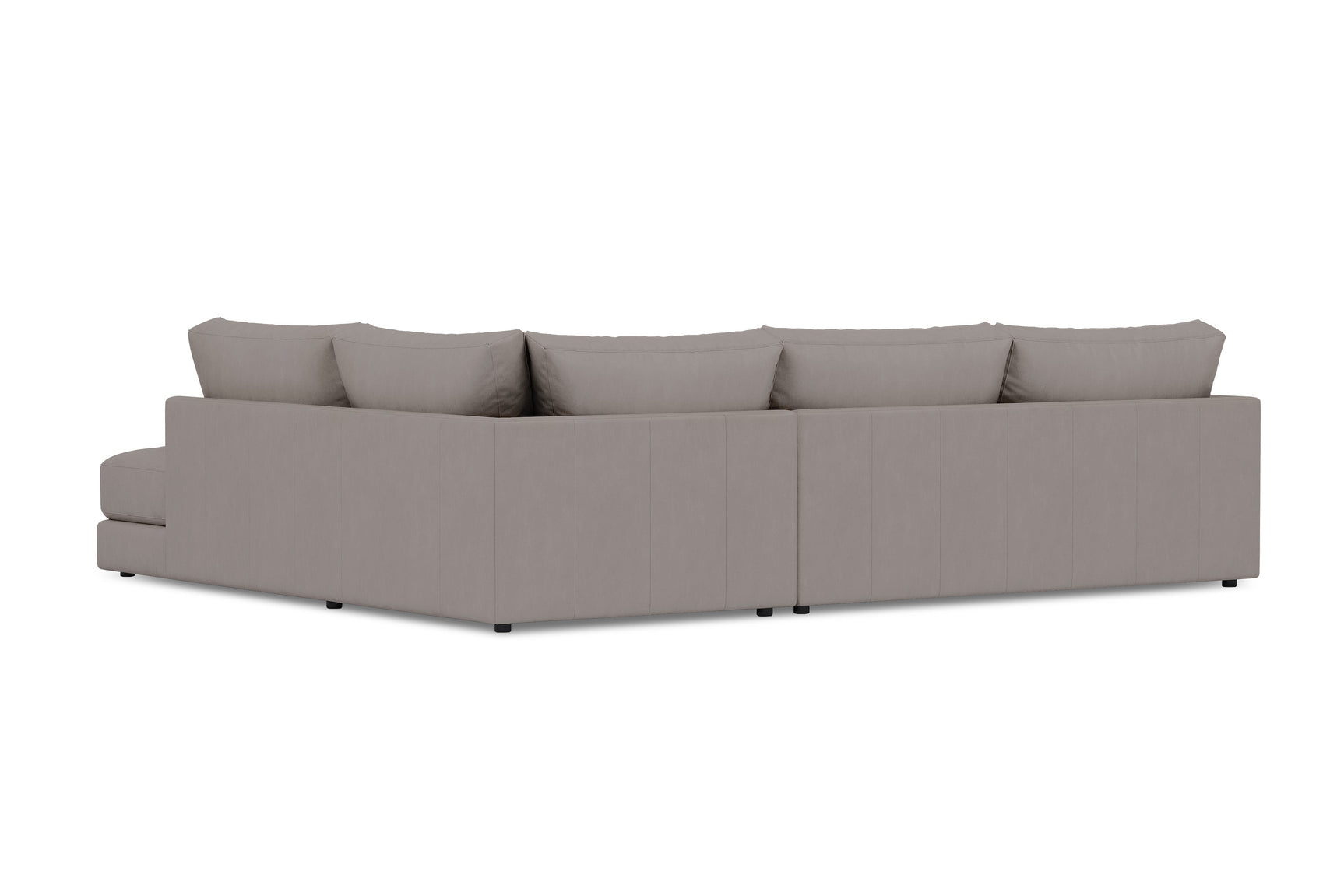Serena Leather Sectional Sofa