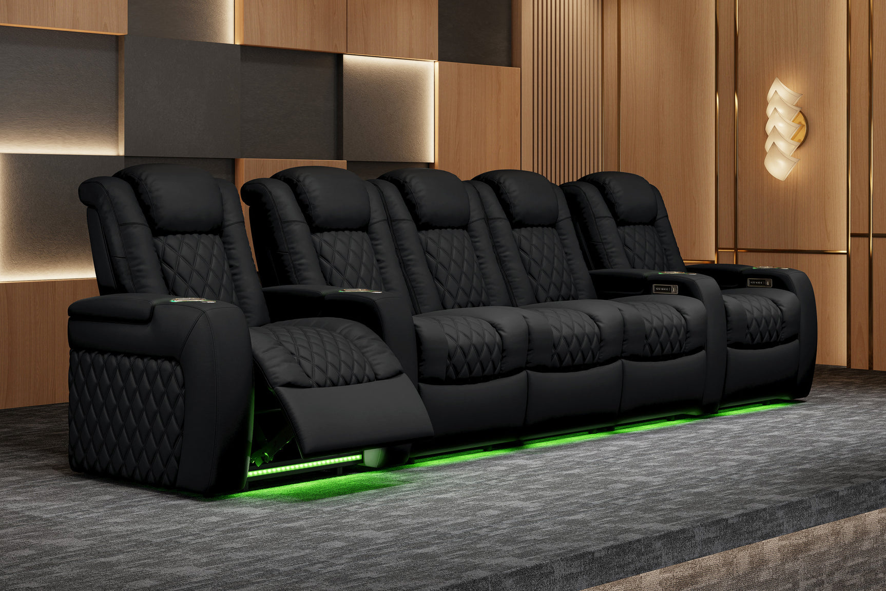 Tuscany Luxury Float Zero Gravity Heat & Massage 2025 Home Theater Seating