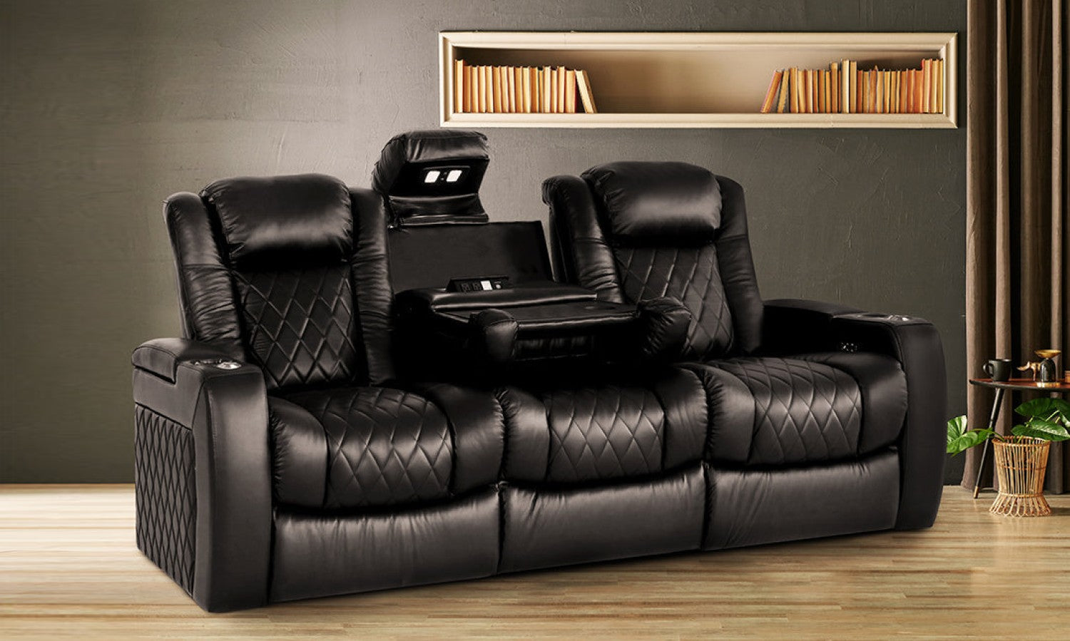 Tuscany XL Console Cinema Seating – Premium Recliner Seating & Cinema Sofa