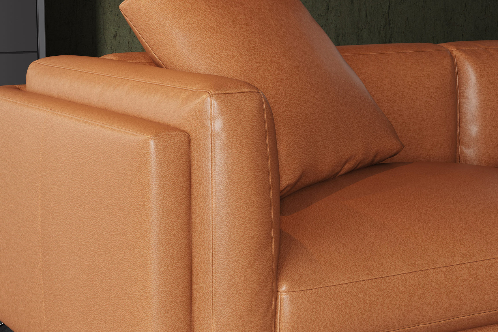 Canapé sectionnel en cuir Zadar