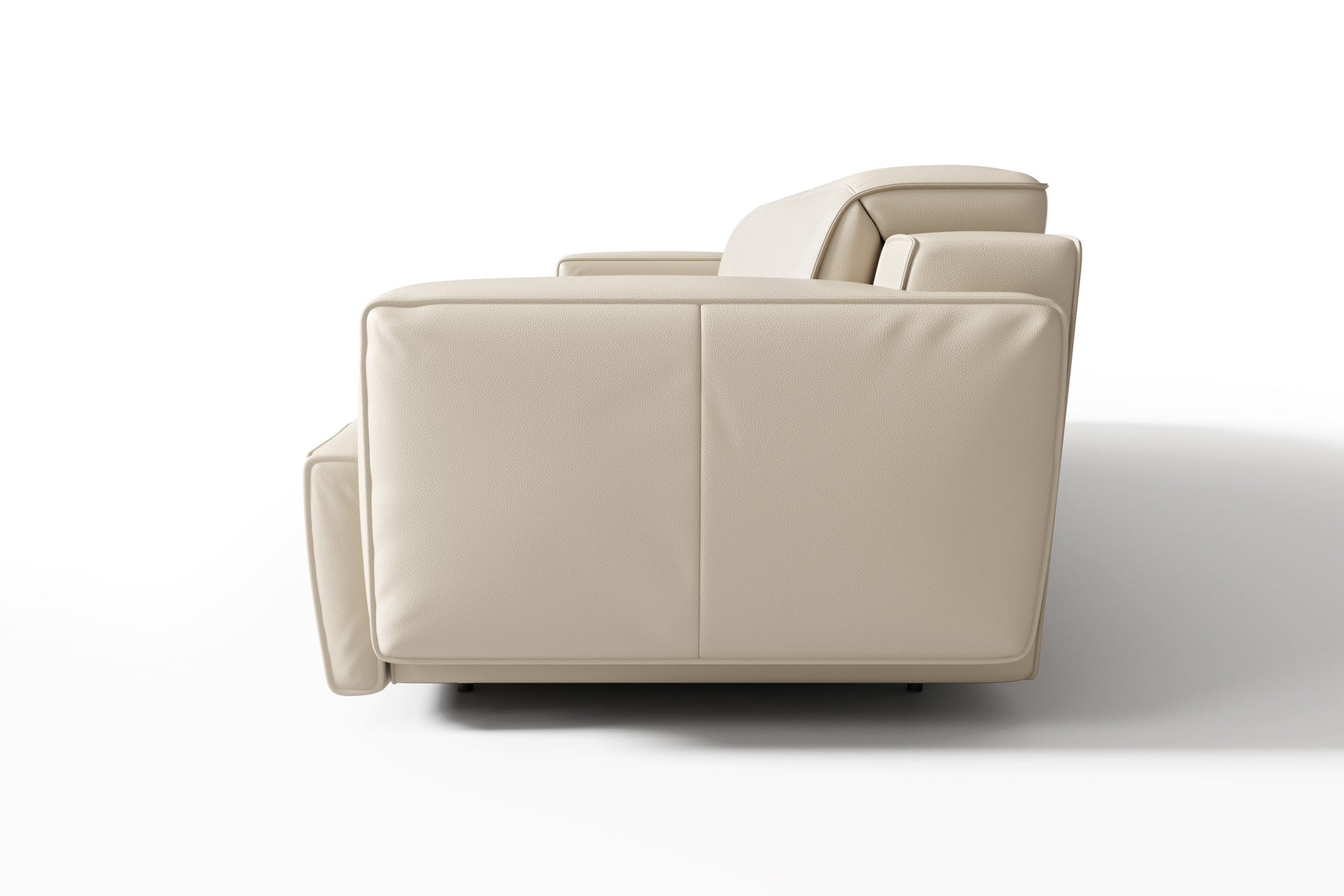 Canapé inclinable en cuir Valentina