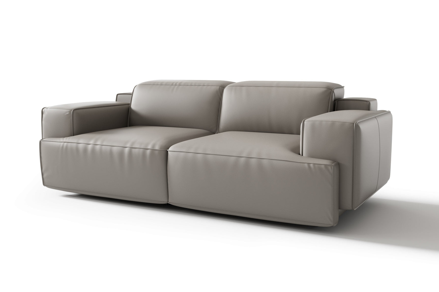 Canapé inclinable en cuir Valentina