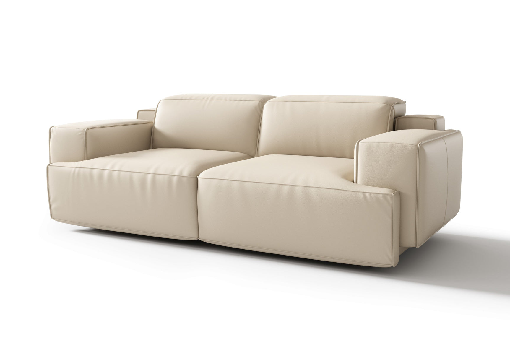 Canapé inclinable en cuir Valentina