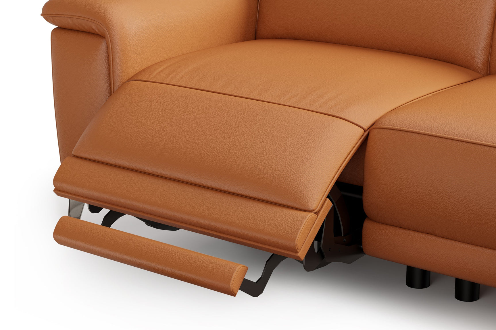Sofá seccional reclinable de cuero Pista