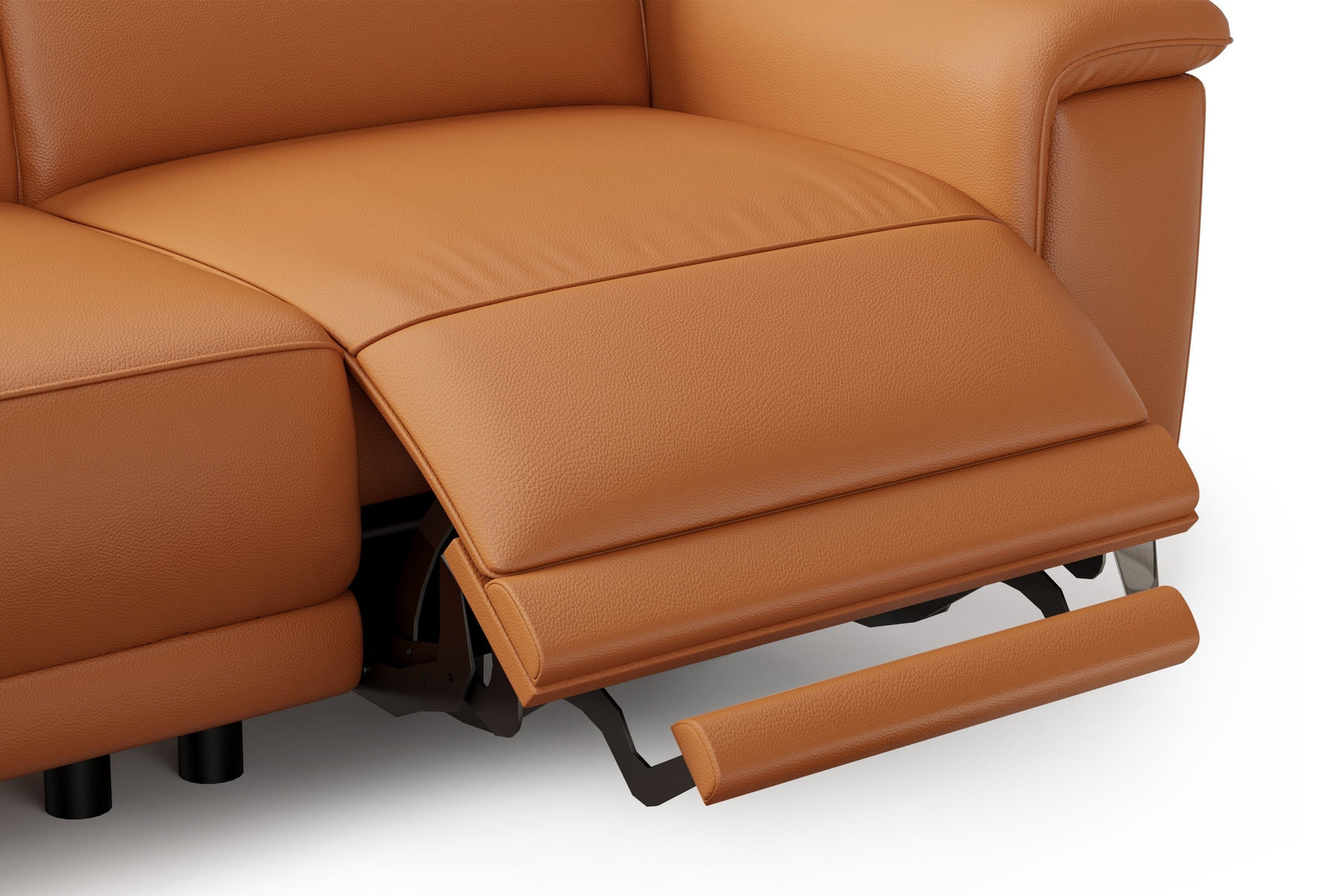 Sofá seccional reclinable de cuero Pista