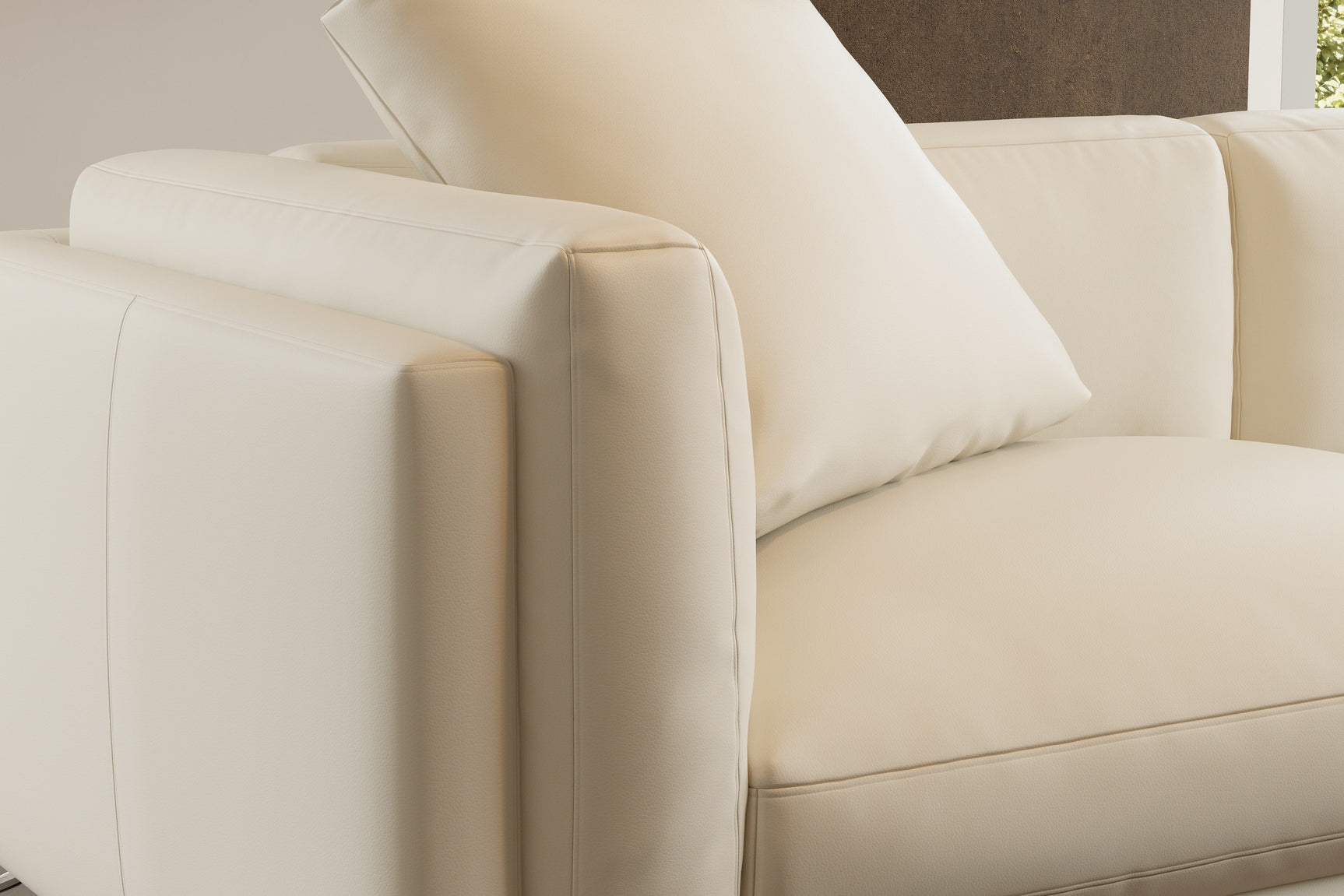 Canapé sectionnel en cuir Zadar