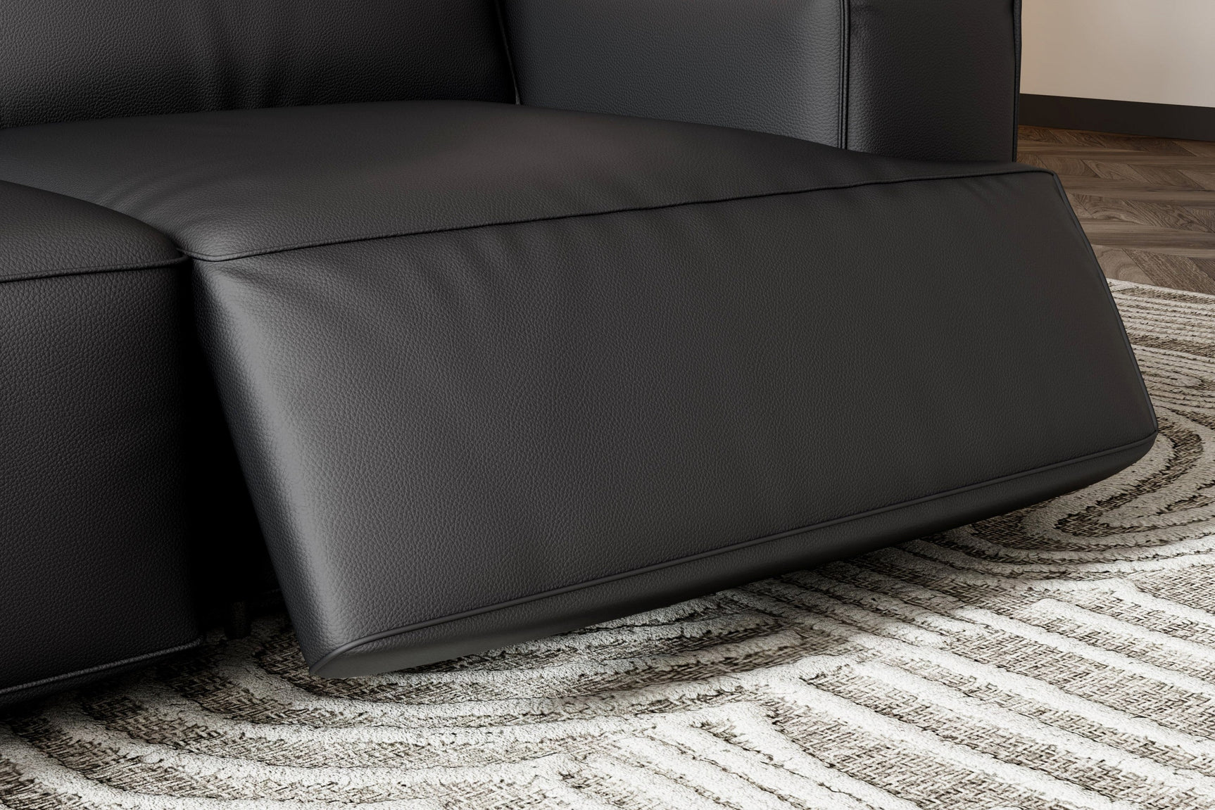 Canapé inclinable en cuir Valentina