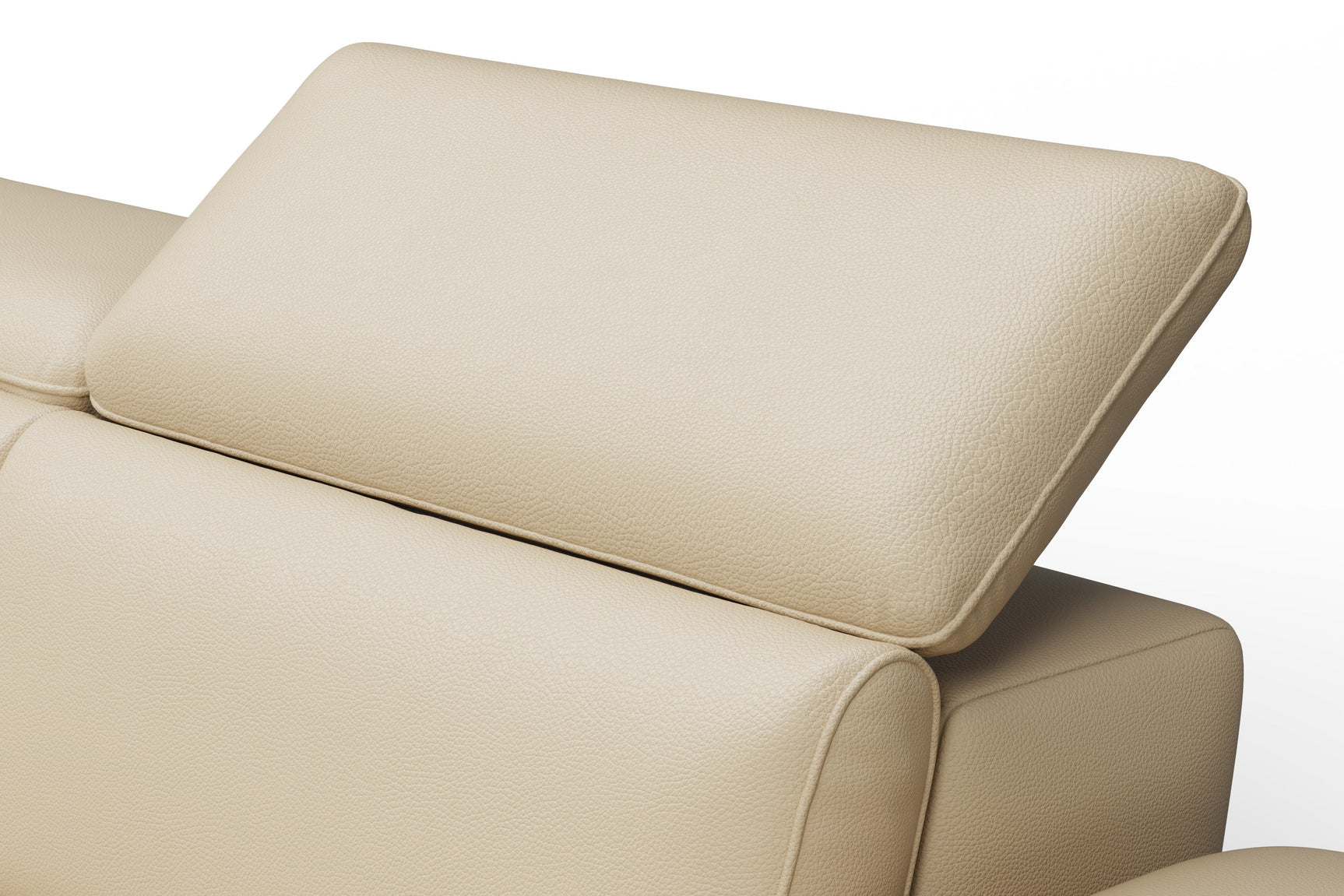 Canapé sectionnel inclinable en cuir Pista