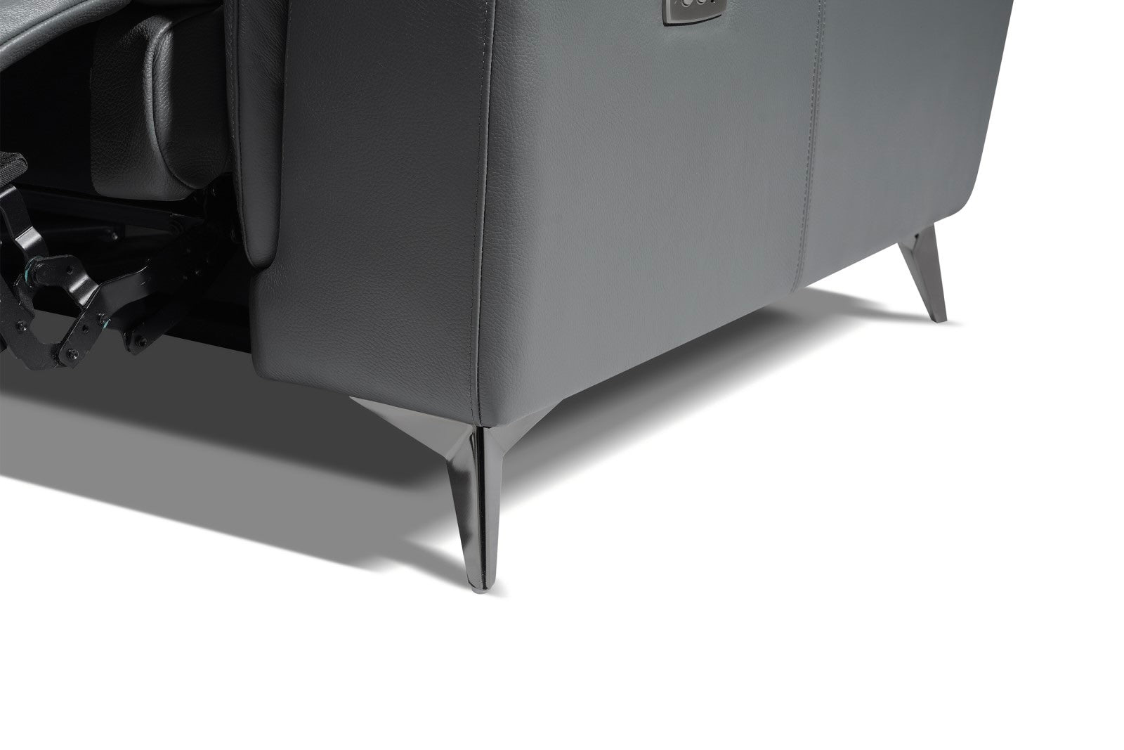 Canapé sectionnel inclinable en cuir Pista