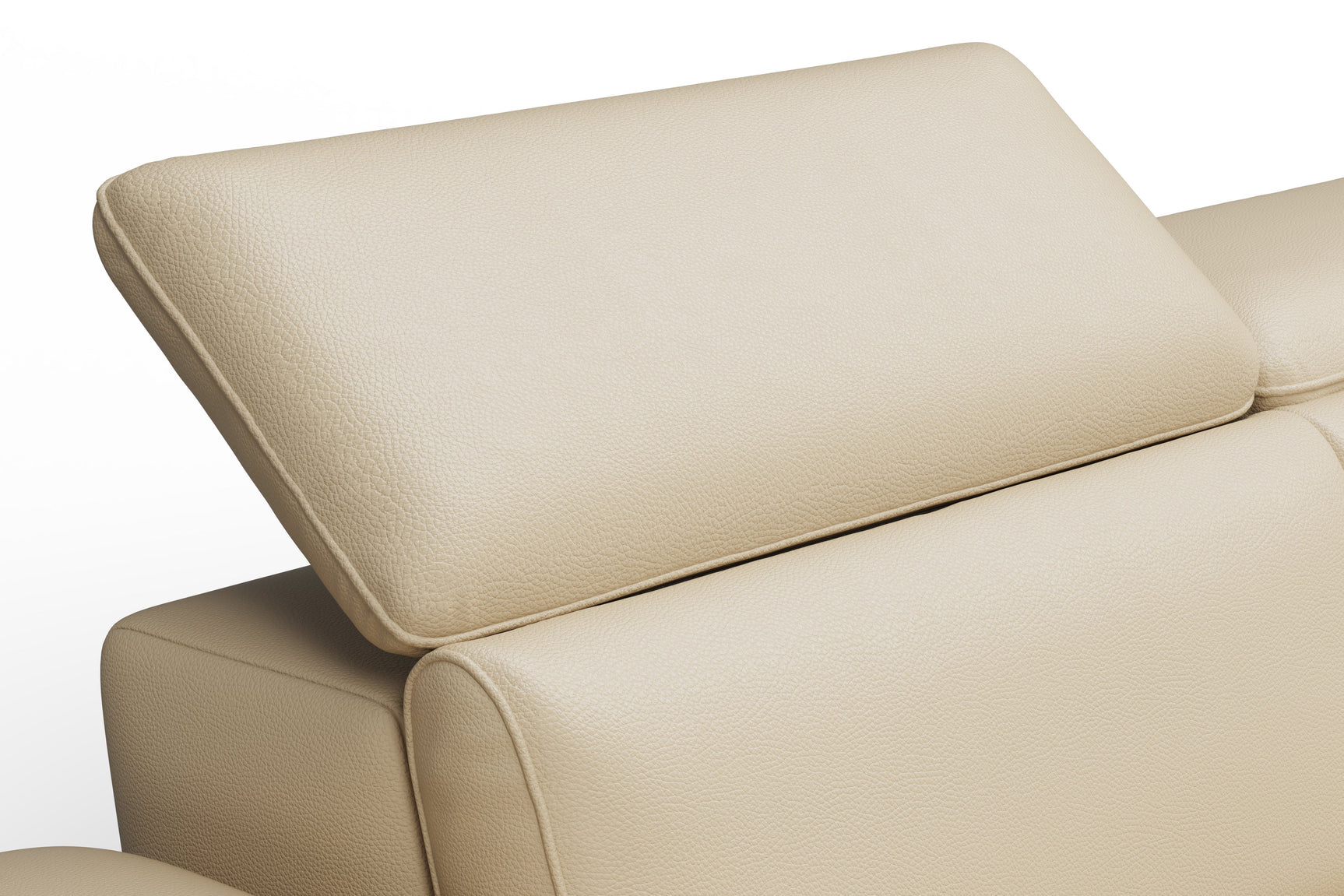 Canapé sectionnel inclinable en cuir Pista