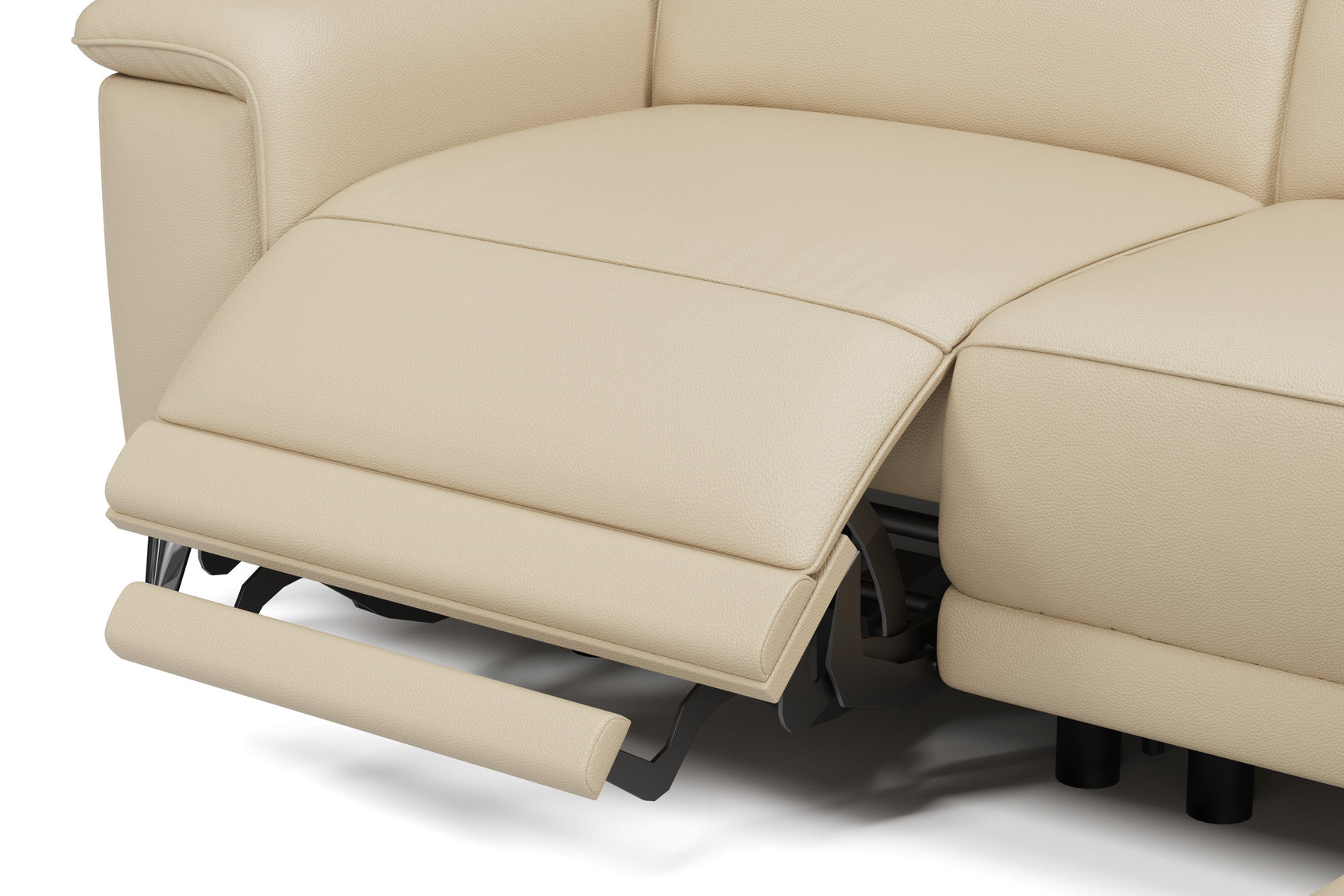 Sofá seccional reclinable de cuero Pista