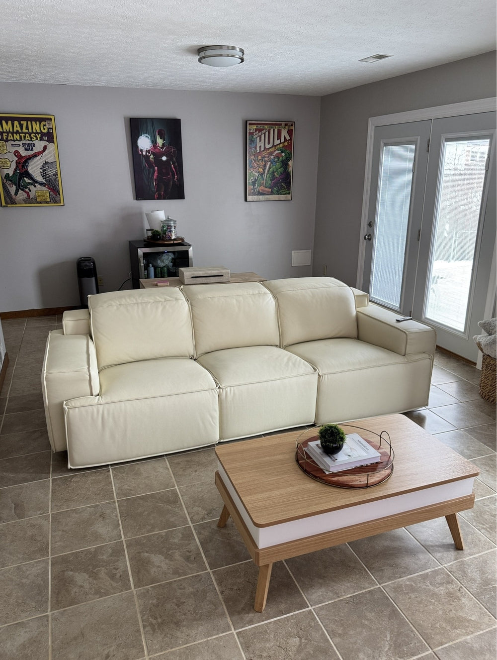 Valentina Leather Corner Recliner Sectional