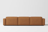 Sofá modular seccional de cuero Nathan