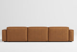 Sofá modular seccional de cuero Nathan