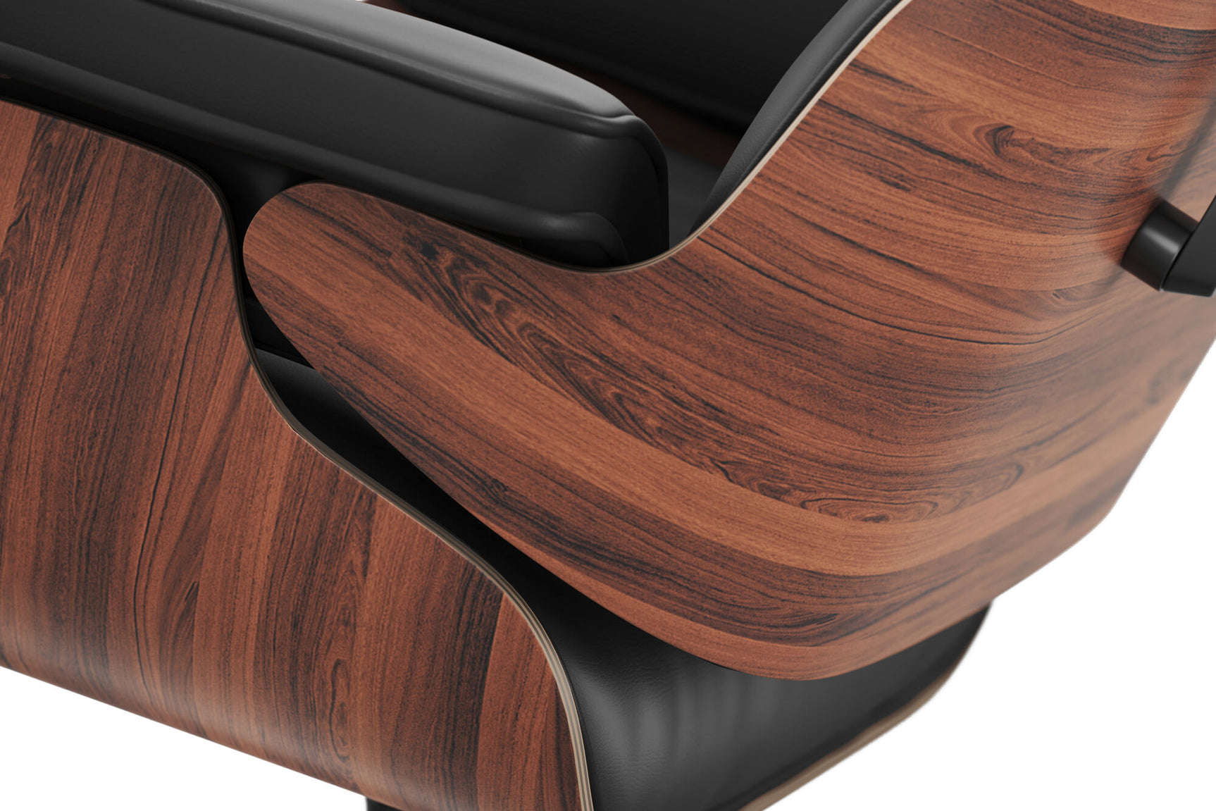 Armoni Eames Replica Leather Lounge Chair & Ottoman