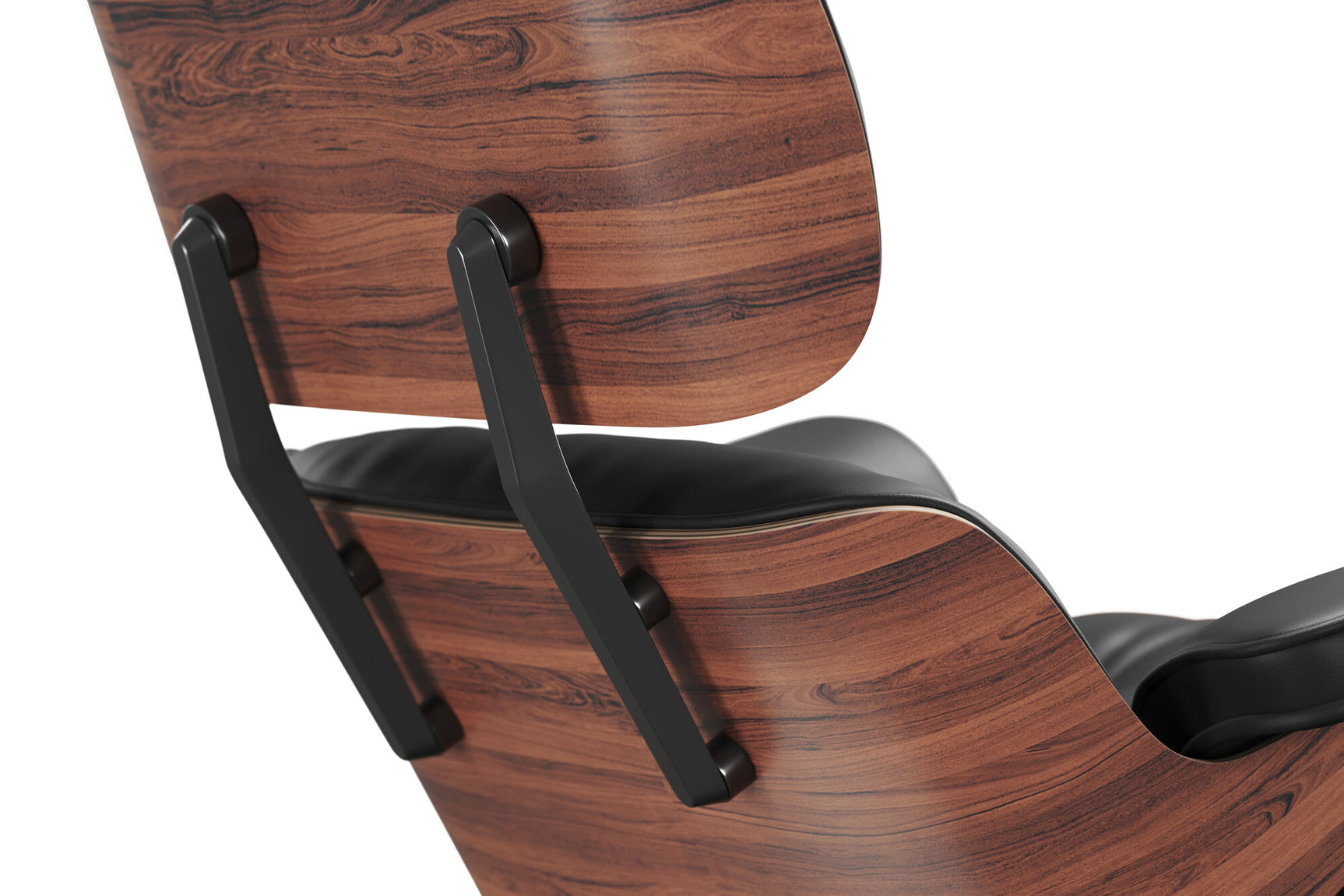 Armoni Eames Replica Leather Lounge Chair & Ottoman
