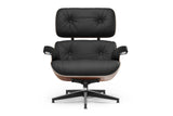 Armoni Eames Replica Leather Lounge Chair & Ottoman