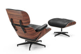 Armoni Eames Replica Leather Lounge Chair & Ottoman