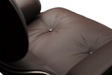 Armoni Eames Replica Leather Lounge Chair & Ottoman
