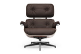 Armoni Eames Replica Leather Lounge Chair & Ottoman
