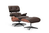 Armoni Eames Replica Leather Lounge Chair & Ottoman