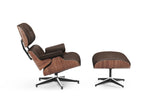 Armoni Eames Replica Leather Lounge Chair & Ottoman