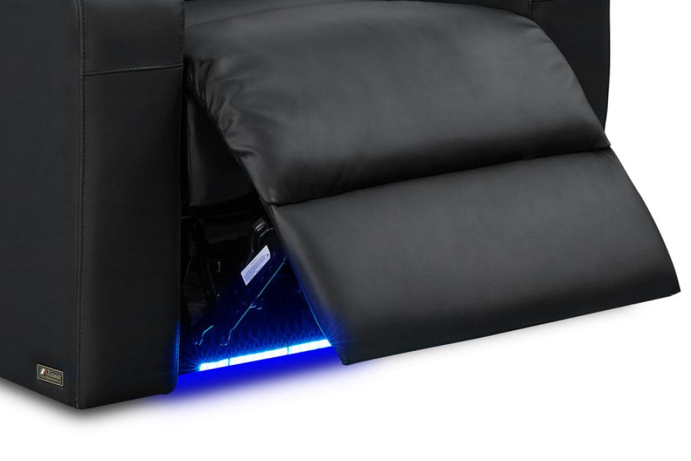 Bellagio Home Cinema Seating Power Recliner, Black