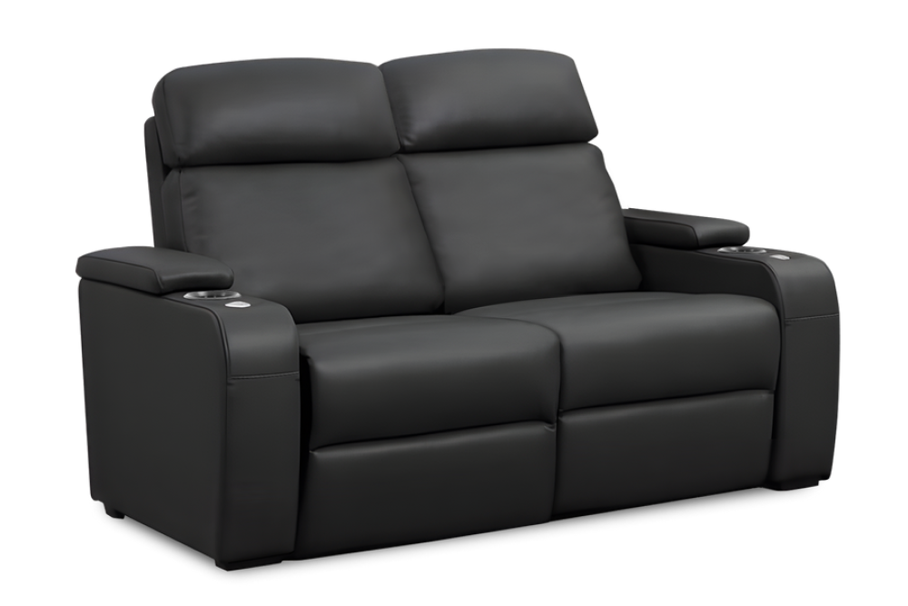 Bellagio Home Cinema Seating Power Recliner, Black