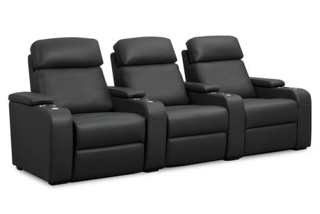 Bellagio Home Cinema Seating Power Recliner, Black