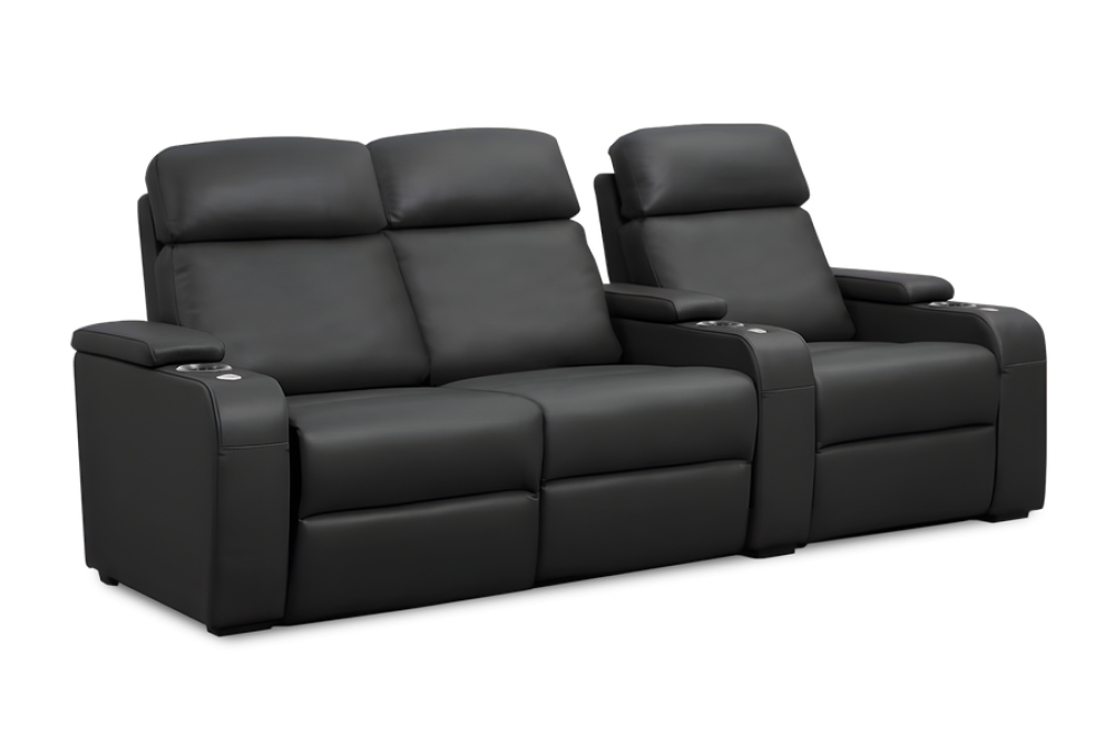 Bellagio Home Cinema Seating Power Recliner, Black