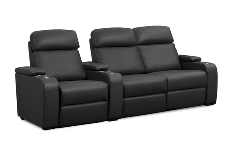 Bellagio Home Cinema Seating Power Recliner, Black