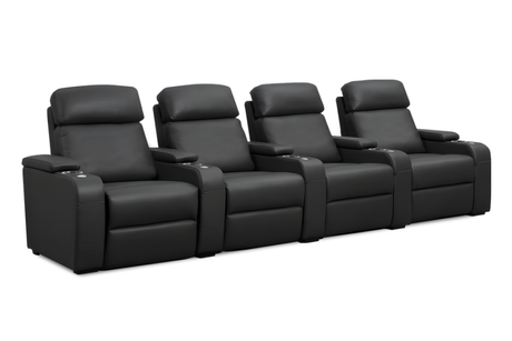Bellagio Home Cinema Seating Power Recliner, Black