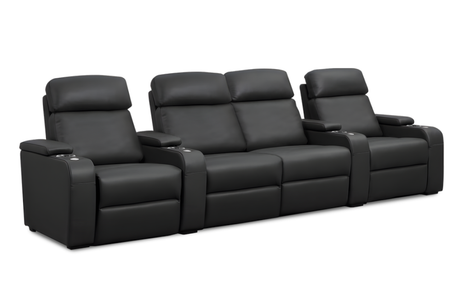 Bellagio Home Cinema Seating Power Recliner, Black
