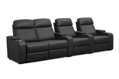 Bellagio Home Cinema Seating Power Recliner, Black