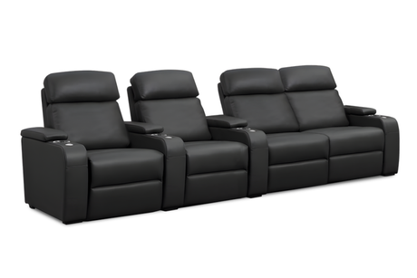 Bellagio Home Cinema Seating Power Recliner, Black