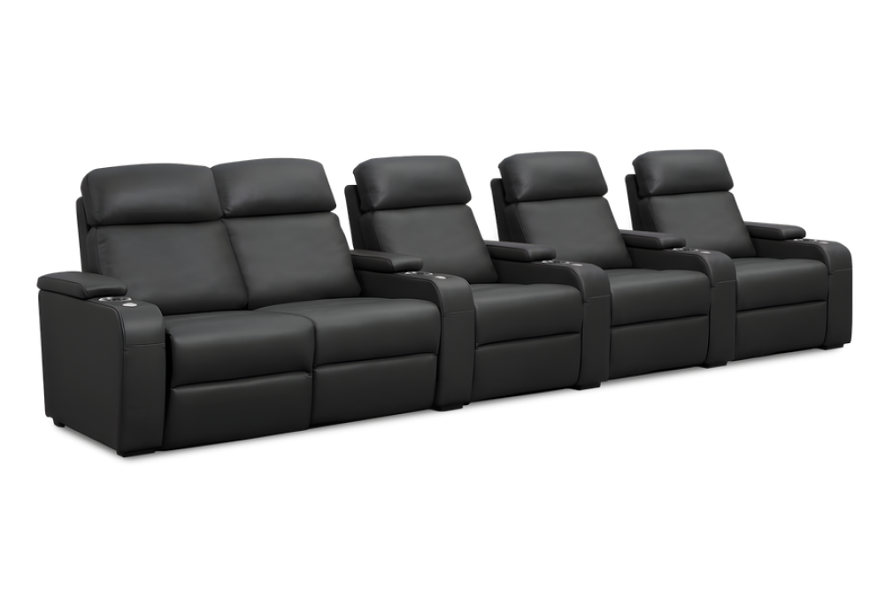 Bellagio Home Cinema Seating Power Recliner, Black