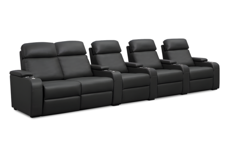Bellagio Home Cinema Seating Power Recliner, Black