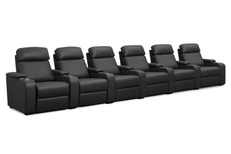Bellagio Home Cinema Seating Power Recliner, Black